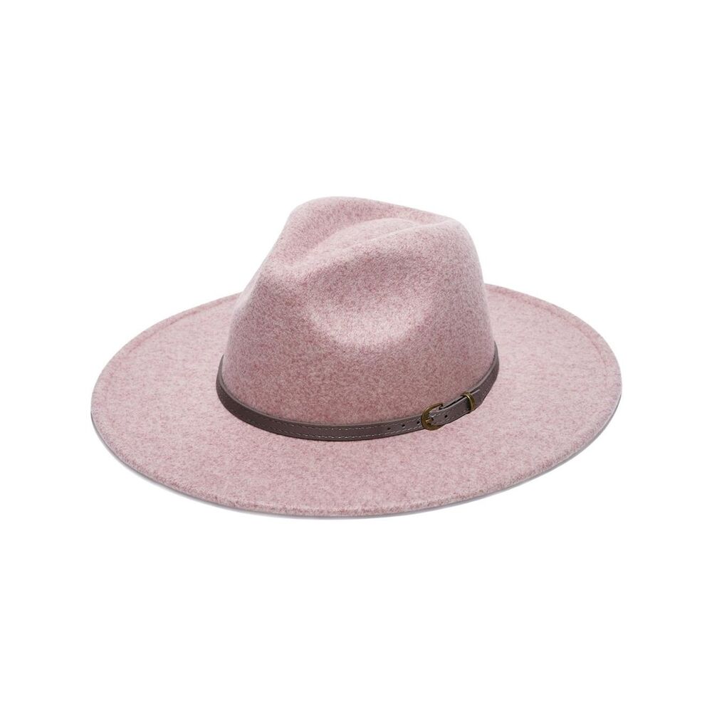 New Wide Brim Fedora Hat for Women, Faux Wool Felt, Classic Western Style‎